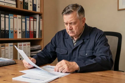 Artisan du bâtiment consultant des documents d'assurance décennale après cessation d'activité