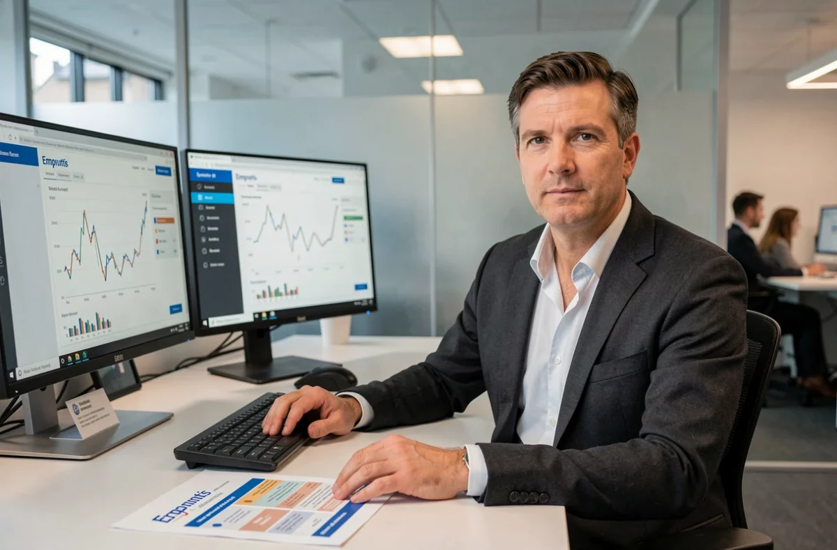 Consultant Empruntis Indre analysant une simulation de prêt immobilier